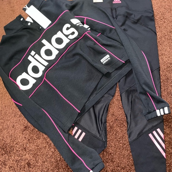 adidas track suit jumpsuit matching set - Picture 6 of 7